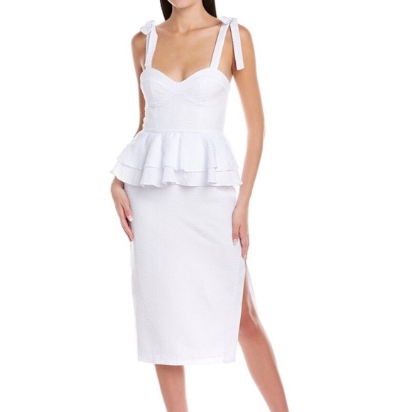 Hutch Dresses & Skirts - Hutch White Sleeveless Casa Midi Dress